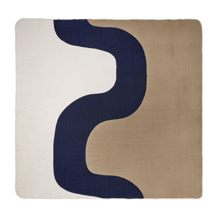Seireeni sprei 234x260 cm, Beige-donkerblauw-natuurwit Marimekko