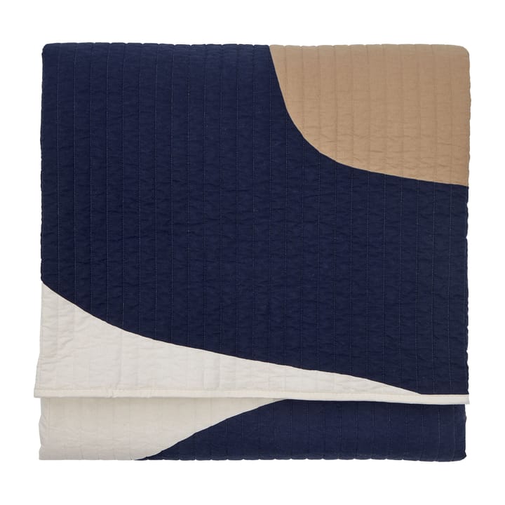 Seireeni sprei 234x260 cm, Beige-donkerblauw-natuurwit Marimekko