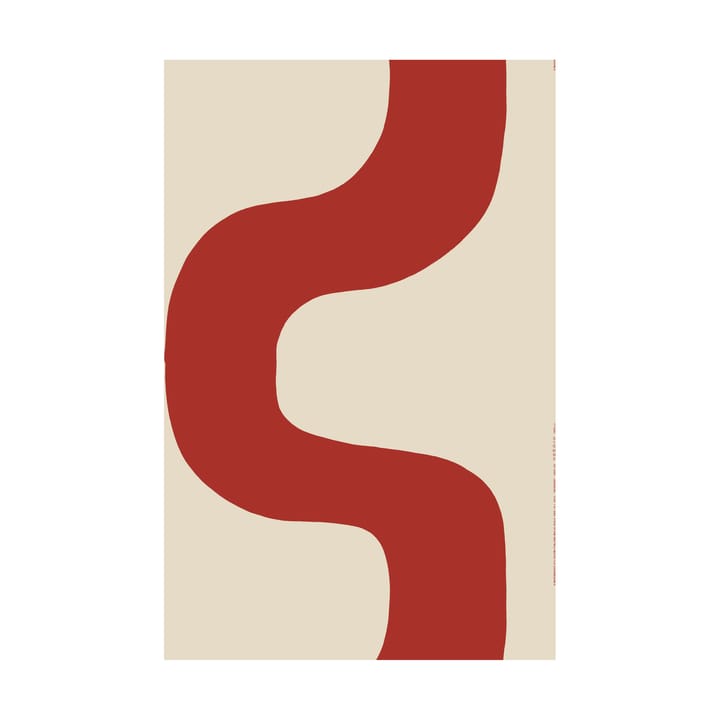 Seireeni stof katoen-linnen - Linen-red - Marimekko