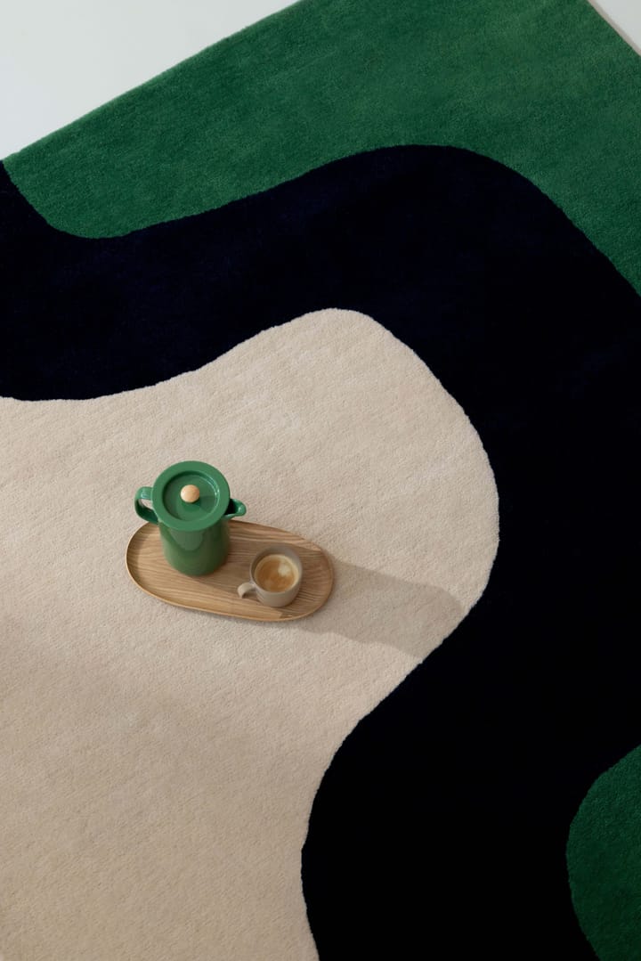 Seireeni wollen vloerkleed - Green, 170x240 cm - Marimekko