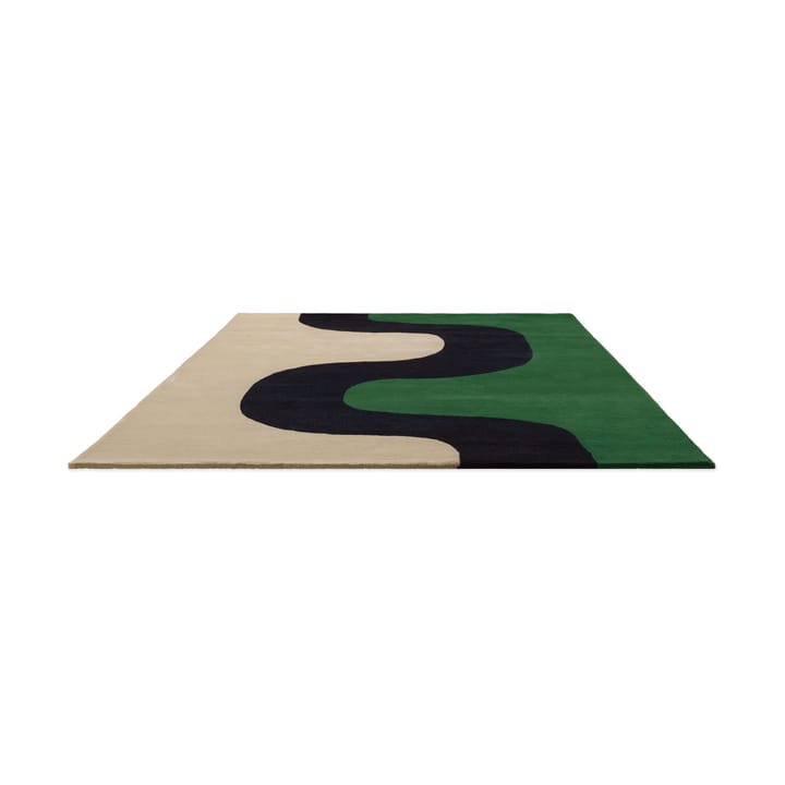 Seireeni wollen vloerkleed, Green, 250x350 cm Marimekko