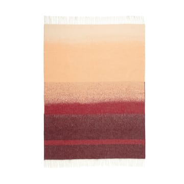 Selänne plaid 130x170 cm - Bordeaux-off white, perzik - Marimekko