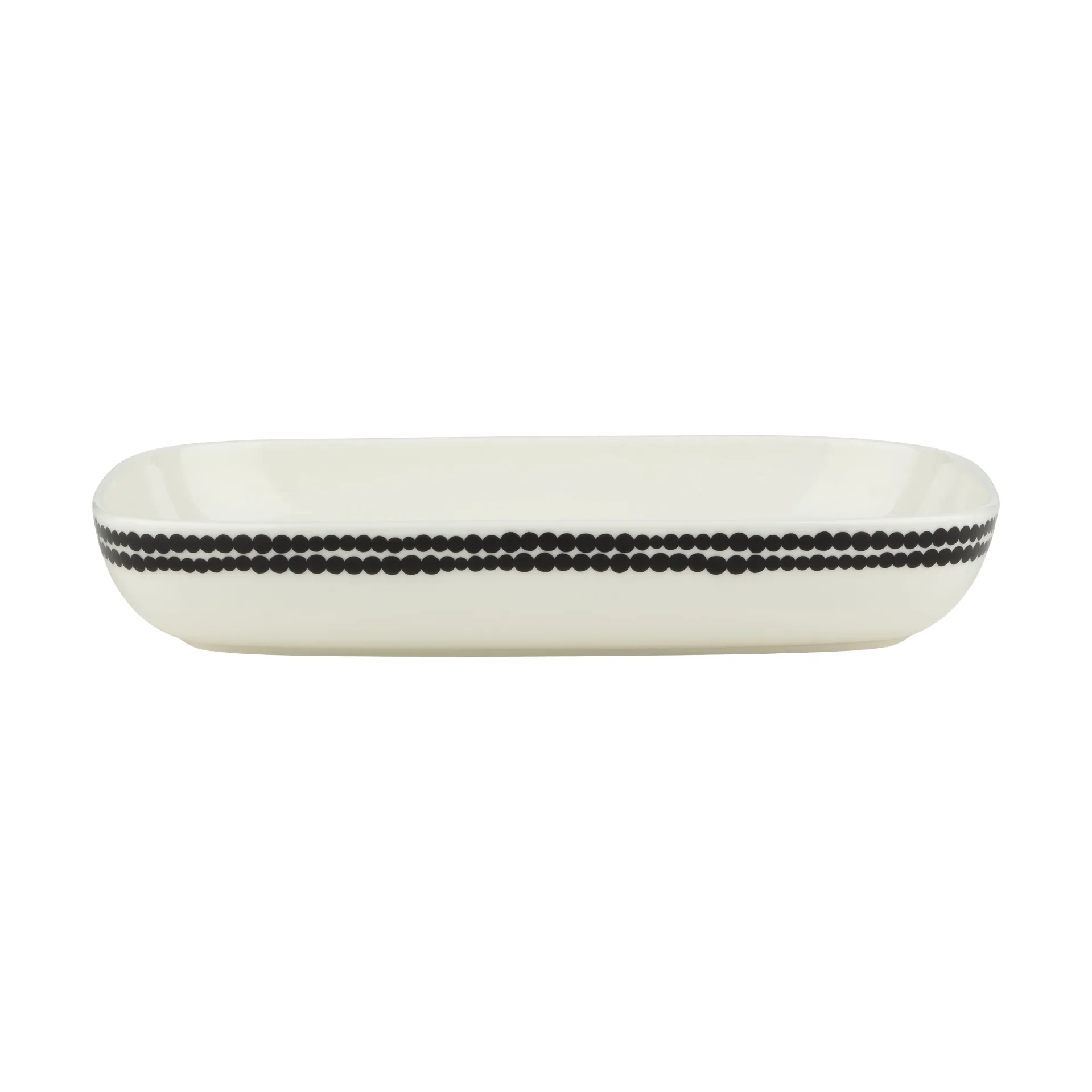 Siirtolapuutarha bord 18x25 cm, Black-white Marimekko