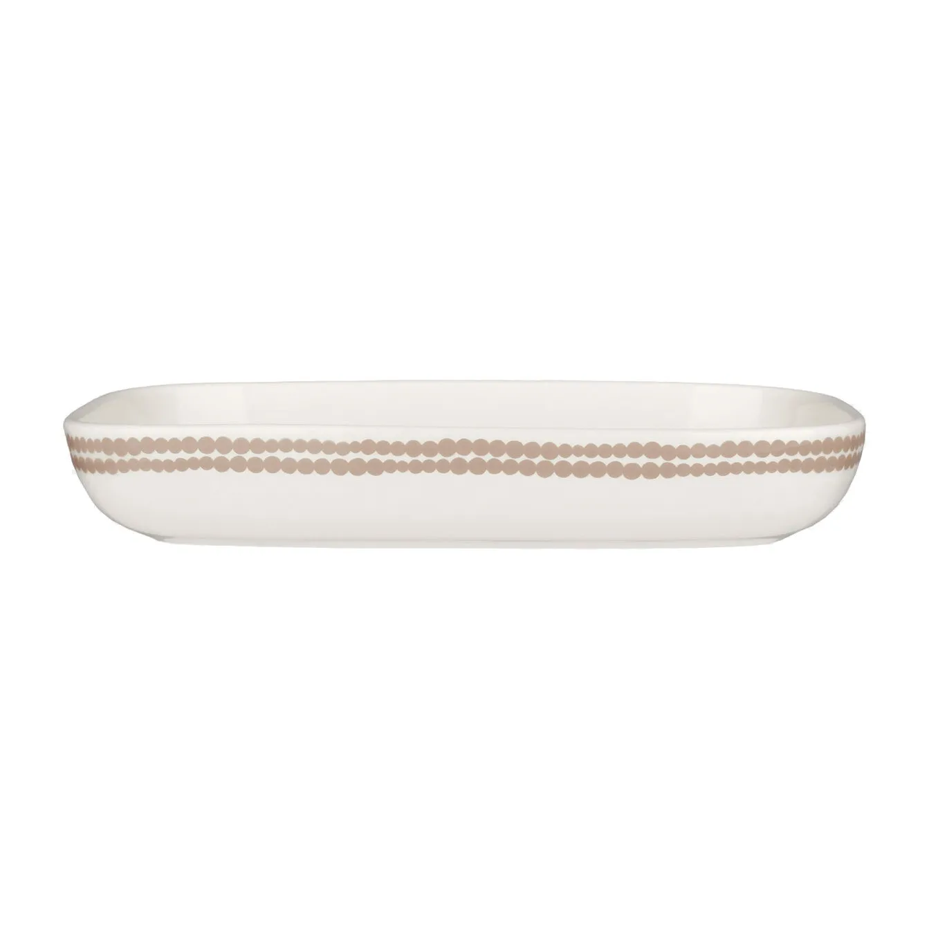 Siirtolapuutarha bord 18x25 cm, White-clay Marimekko