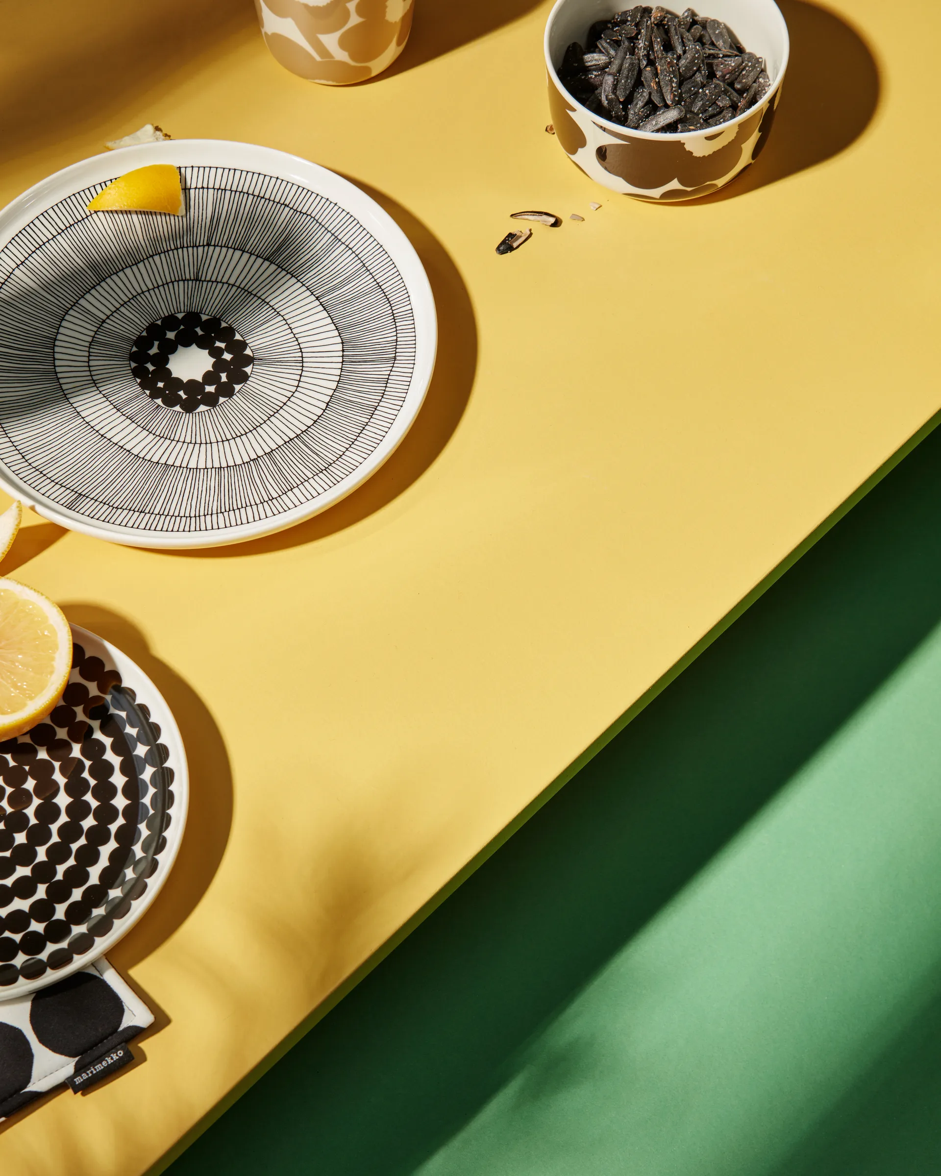 Siirtolapuutarha bord Ø 25 cm, Ø 25 cm. Marimekko