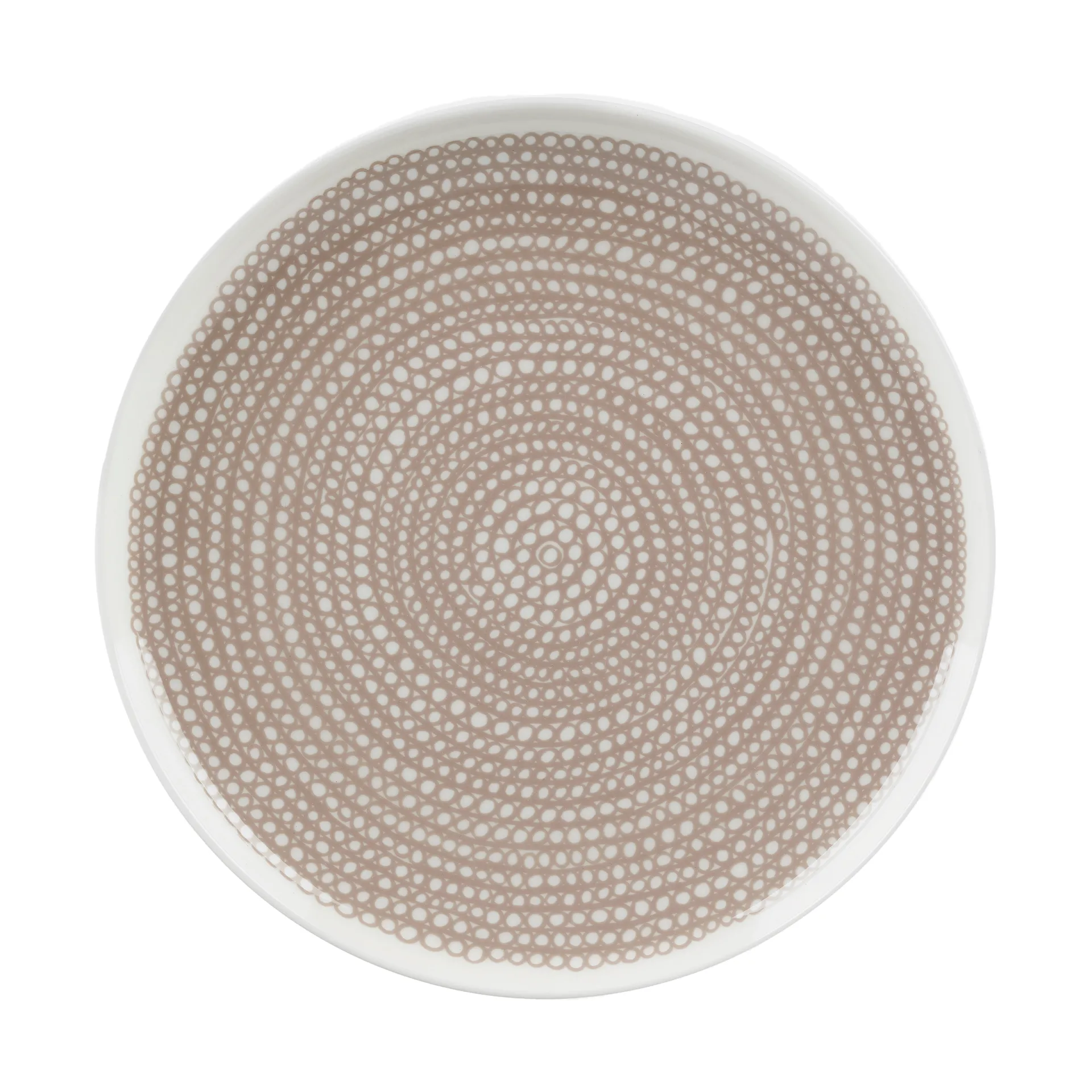 Siirtolapuutarha bord Ø 25 cm, White-beige Marimekko