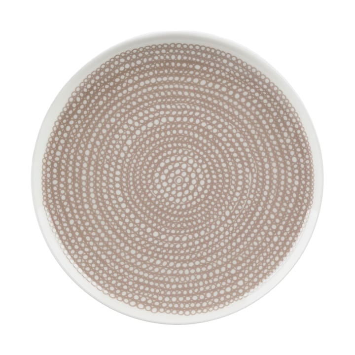 Siirtolapuutarha bord Ø 25 cm - White-beige - Marimekko