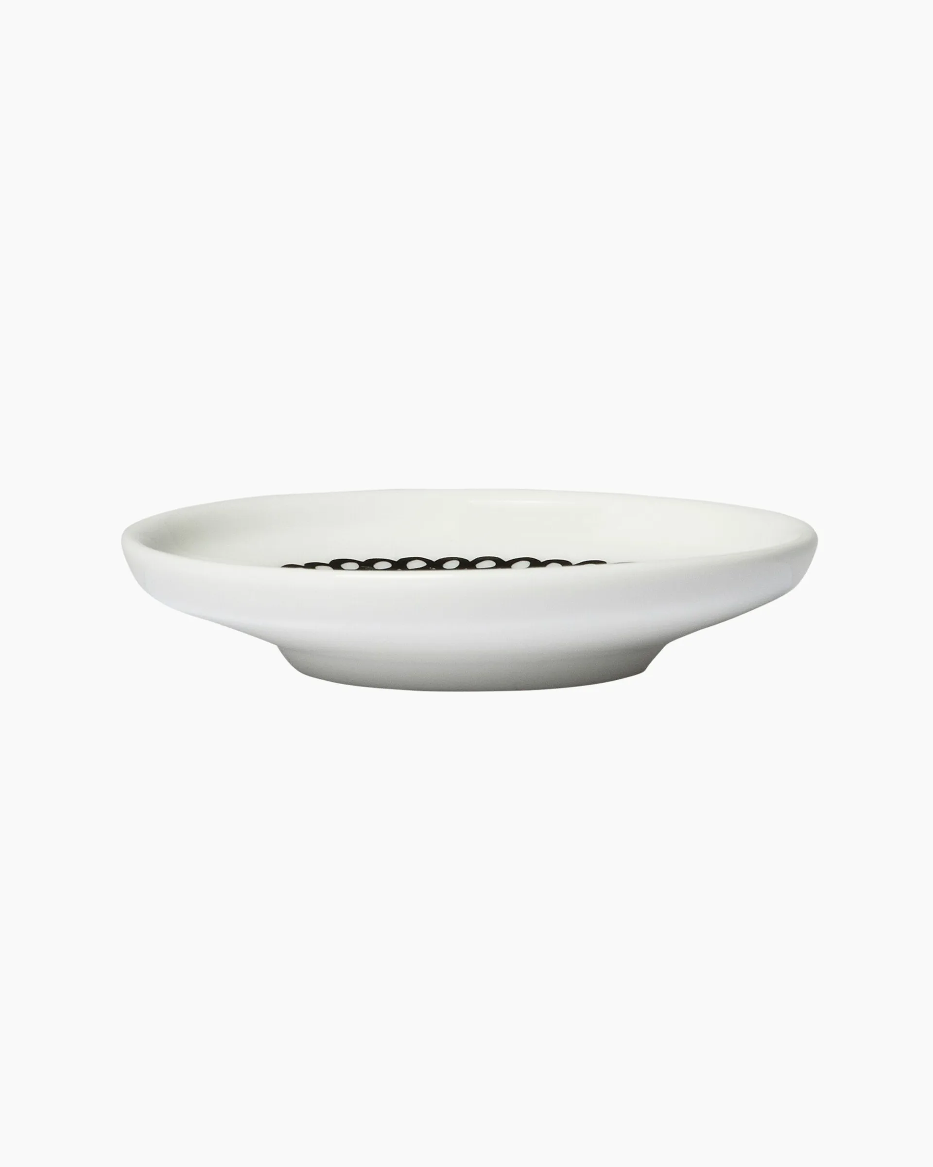 Siirtolapuutarha bordje 8,5 cm, zwart-wit Marimekko
