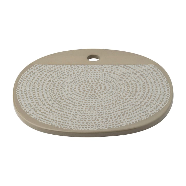Siirtolapuutarha dienblad Ø25 cm, terra-white Marimekko