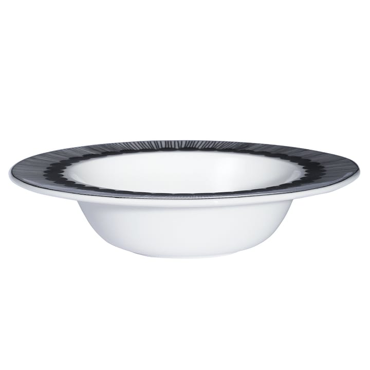 Siirtolapuutarha diep bord Ø 20 cm., zwart-wit Marimekko