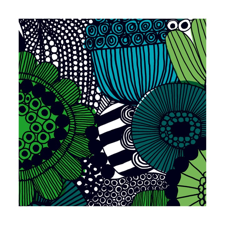 Siirtolapuutarha servet 33x33 cm 20-pack - Blue-Green - Marimekko