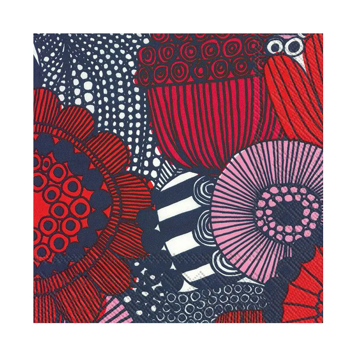 Siirtolapuutarha servet 33x33 cm 20-pack, Roze Marimekko