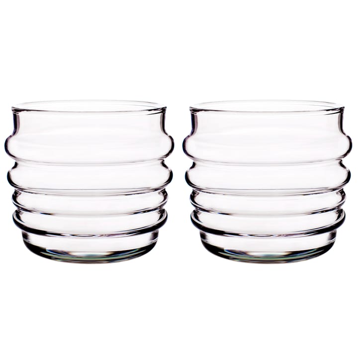 Sukat Makkaralla glas 2-pack - helder 2-pack - Marimekko