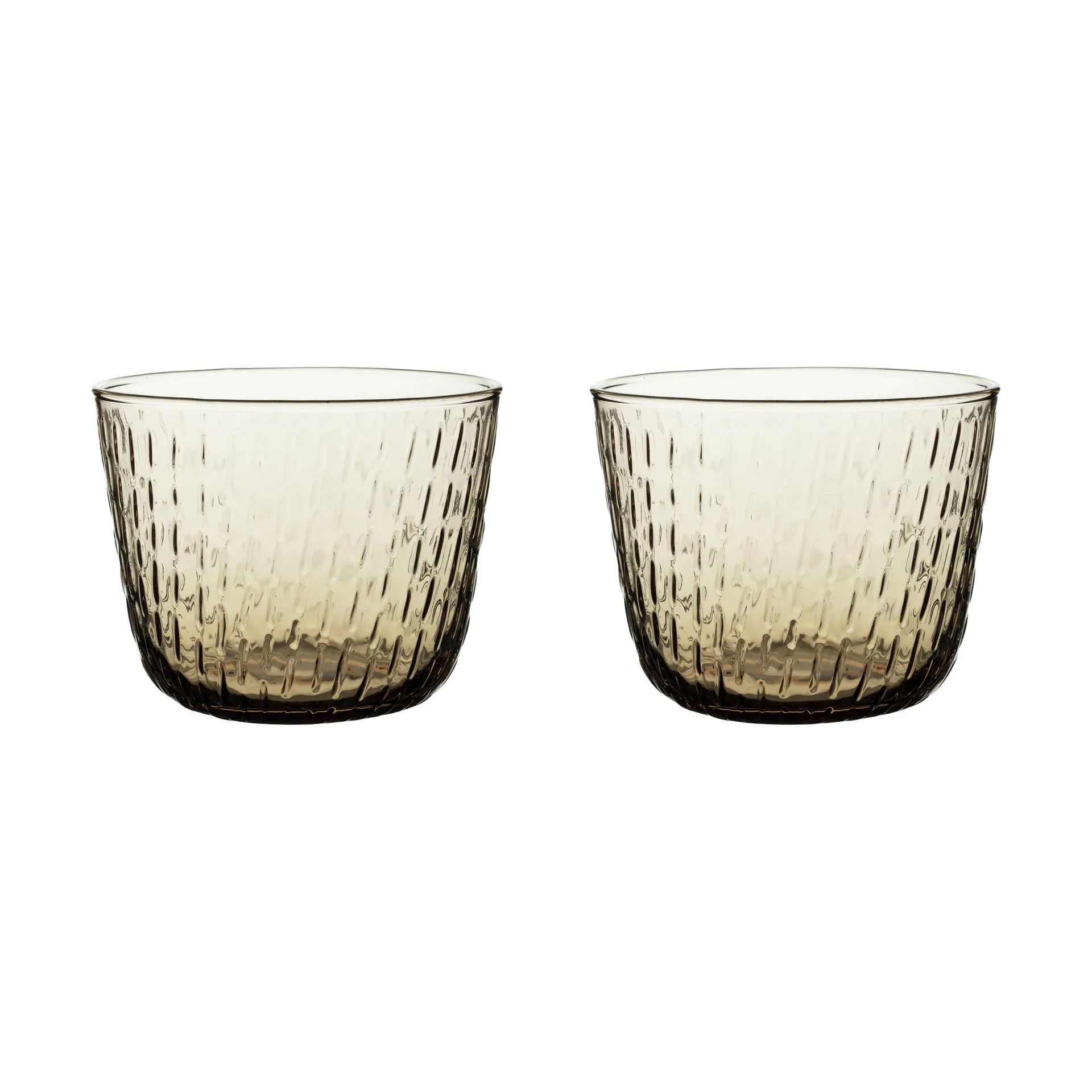Syksy drinkglas 2 dl 2-pack, Brown Marimekko