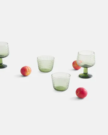 Syksy drinkglas 2 dl 2-pack - Olive - Marimekko