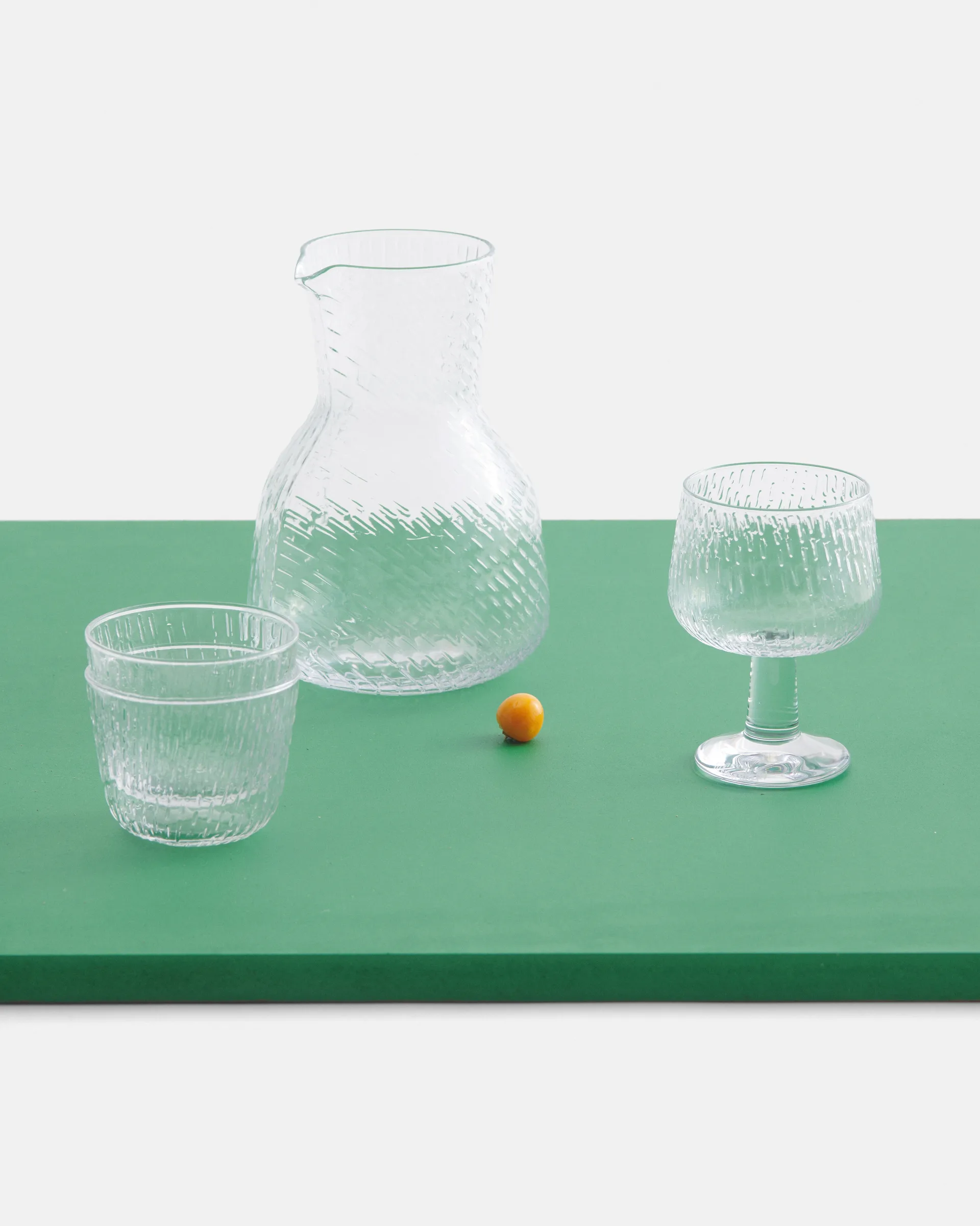 Syksy glazen decanter 1,5 l, Clear Marimekko