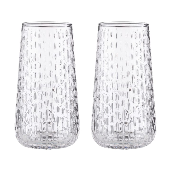 Syksy long tumbler glas 2-pack - Helder - Marimekko