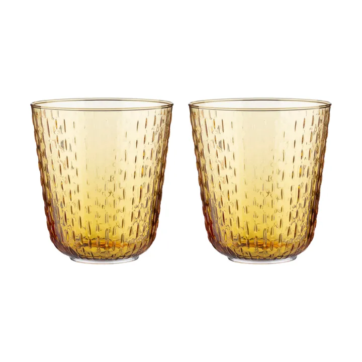 Syksy tumblerglas 36 cl 2-pack - Beige - Marimekko
