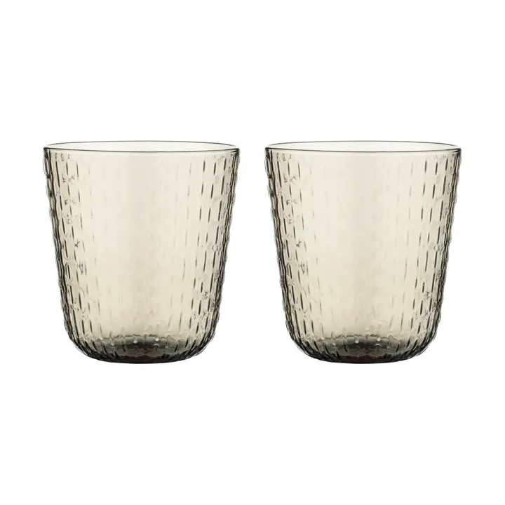 Syksy tumblerglas 36 cl 2-pack - Brown - Marimekko