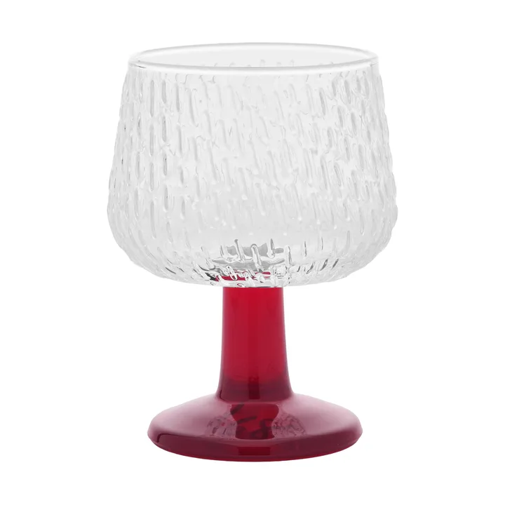 Syksy wijnglas 25 cl - Clear-rood - Marimekko