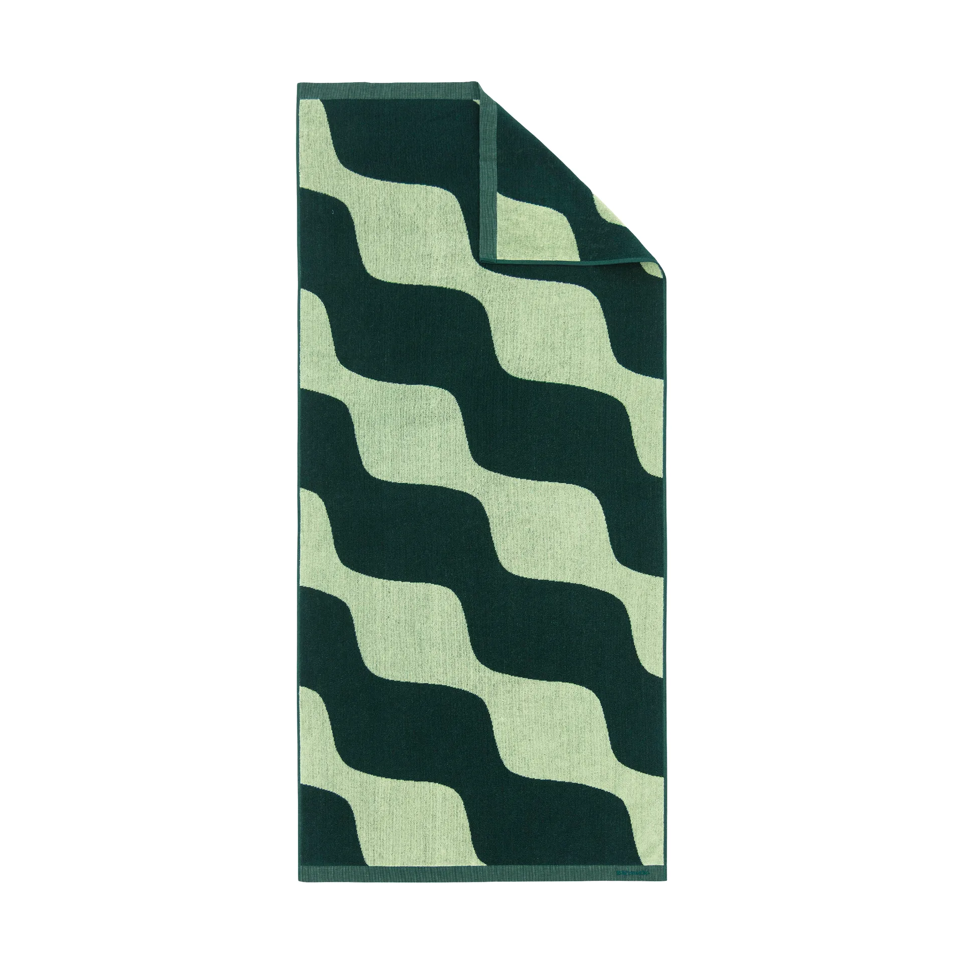 Taifuuni badhanddoek 70x150 cm, Pear-dark green Marimekko