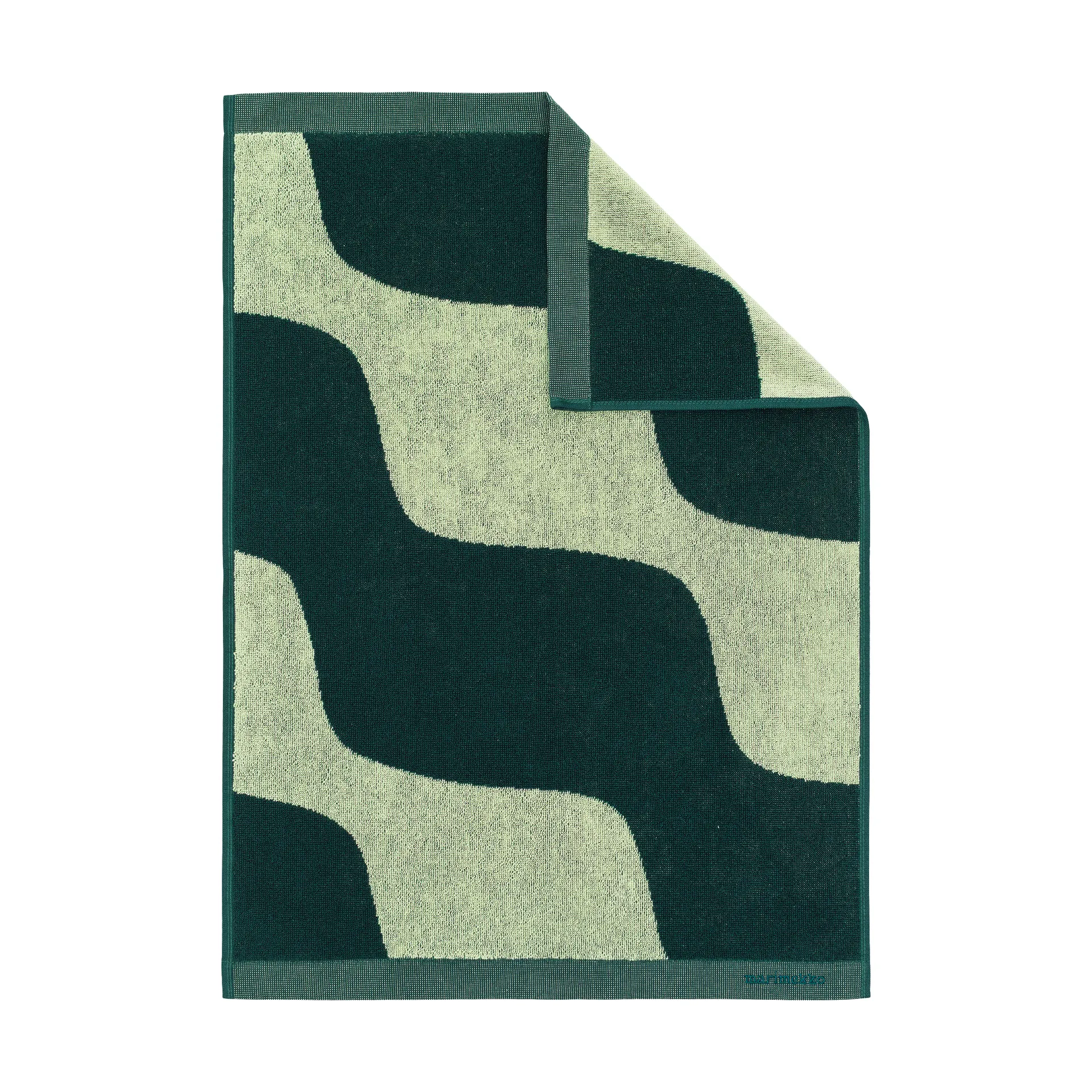 Taifuuni handdoek 50x70 cm, Pear-dark green Marimekko