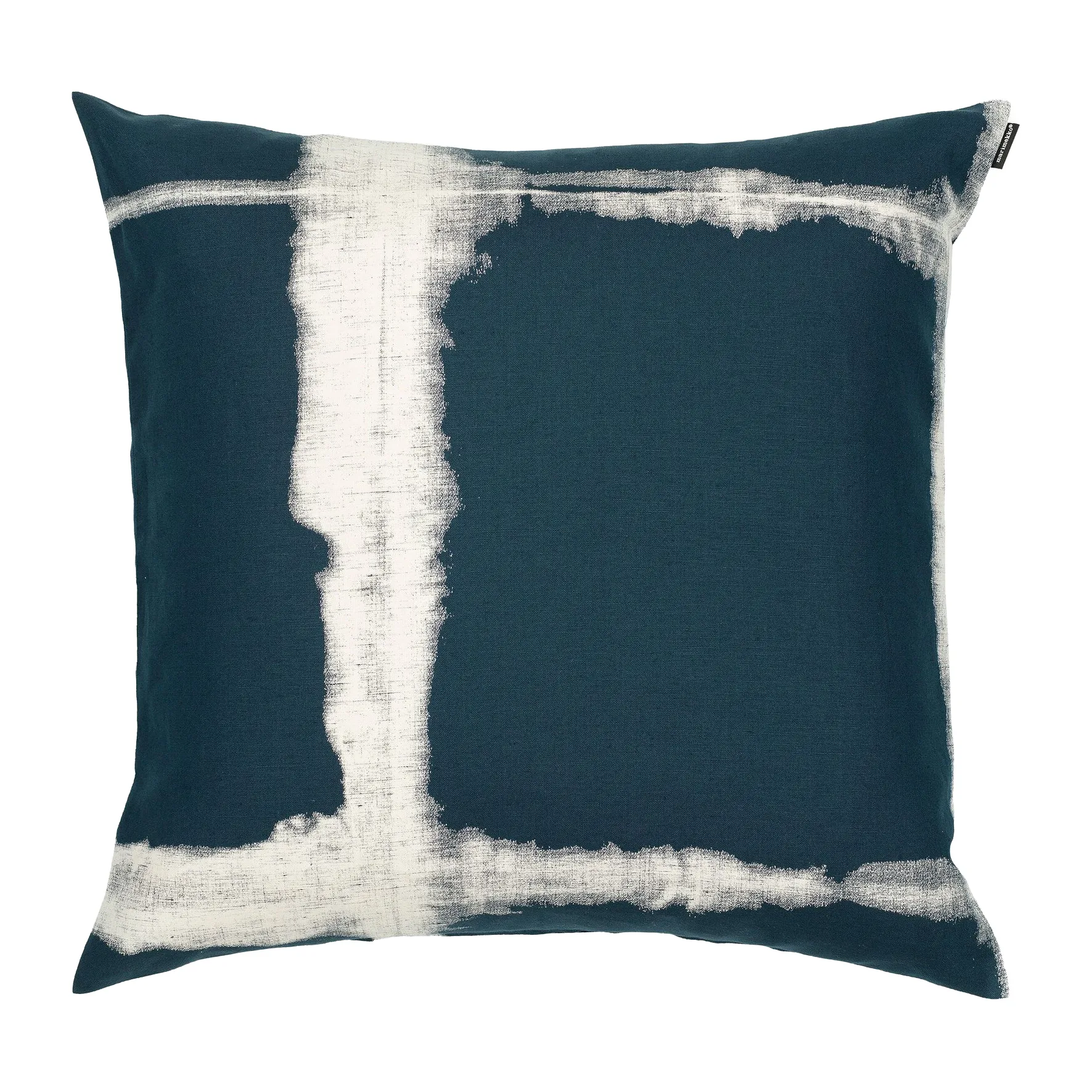 Taite kussenhoes 50x50 cm, Dark blue-white Marimekko