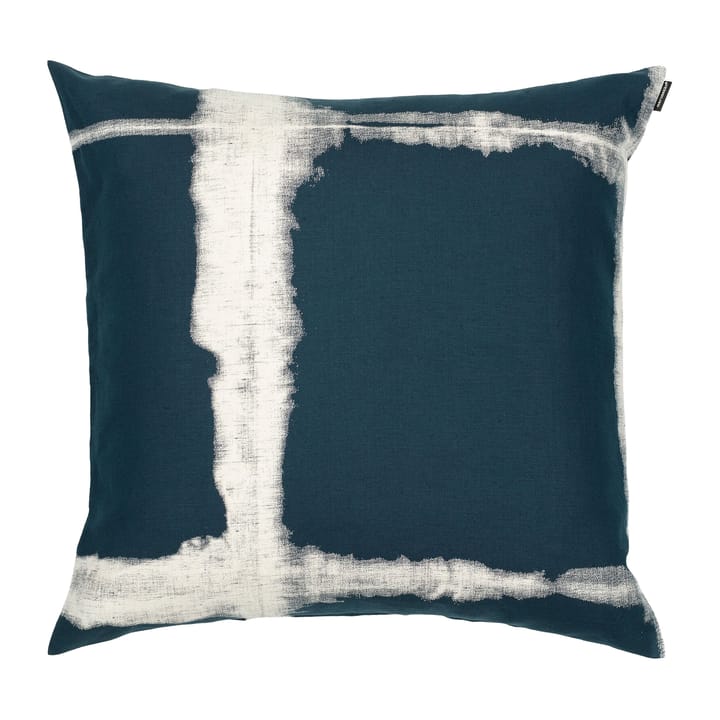 Taite kussenhoes 50x50 cm - Dark blue-white - Marimekko