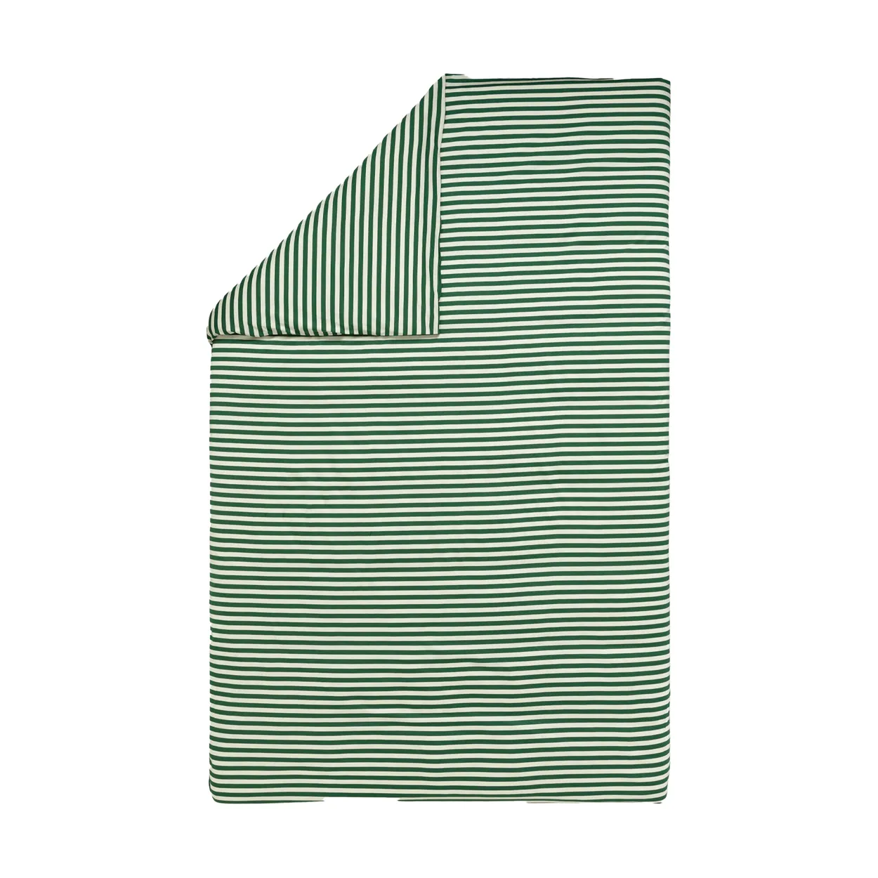 Marimekko Tasaraita dekbedovertrek 150x210 cm Off white-dark green
