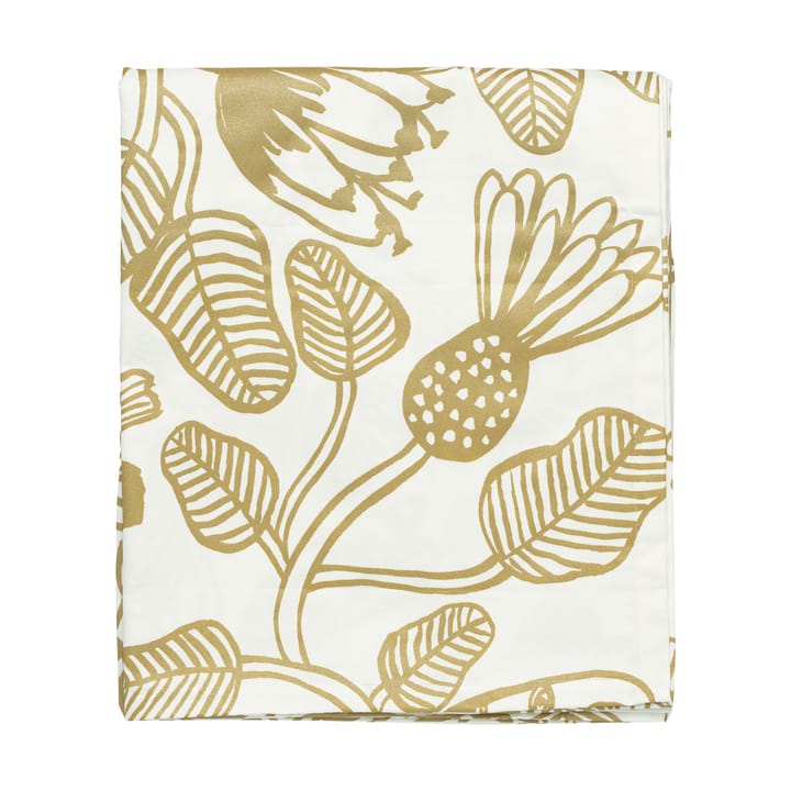 Tiara tafellaken 135x250 cm - Wit-goud - Marimekko