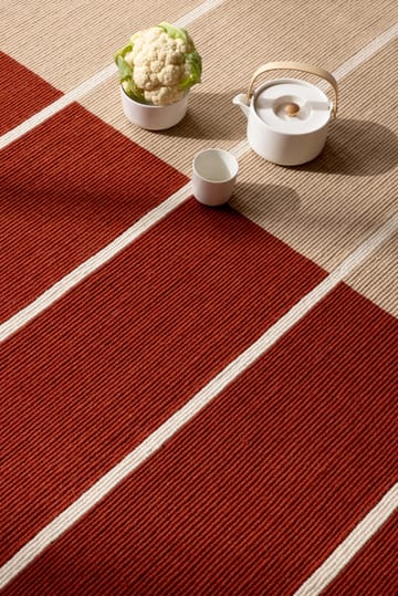 Tiibet wollen vloerkleed - Burnt Orange, 200x280 cm - Marimekko