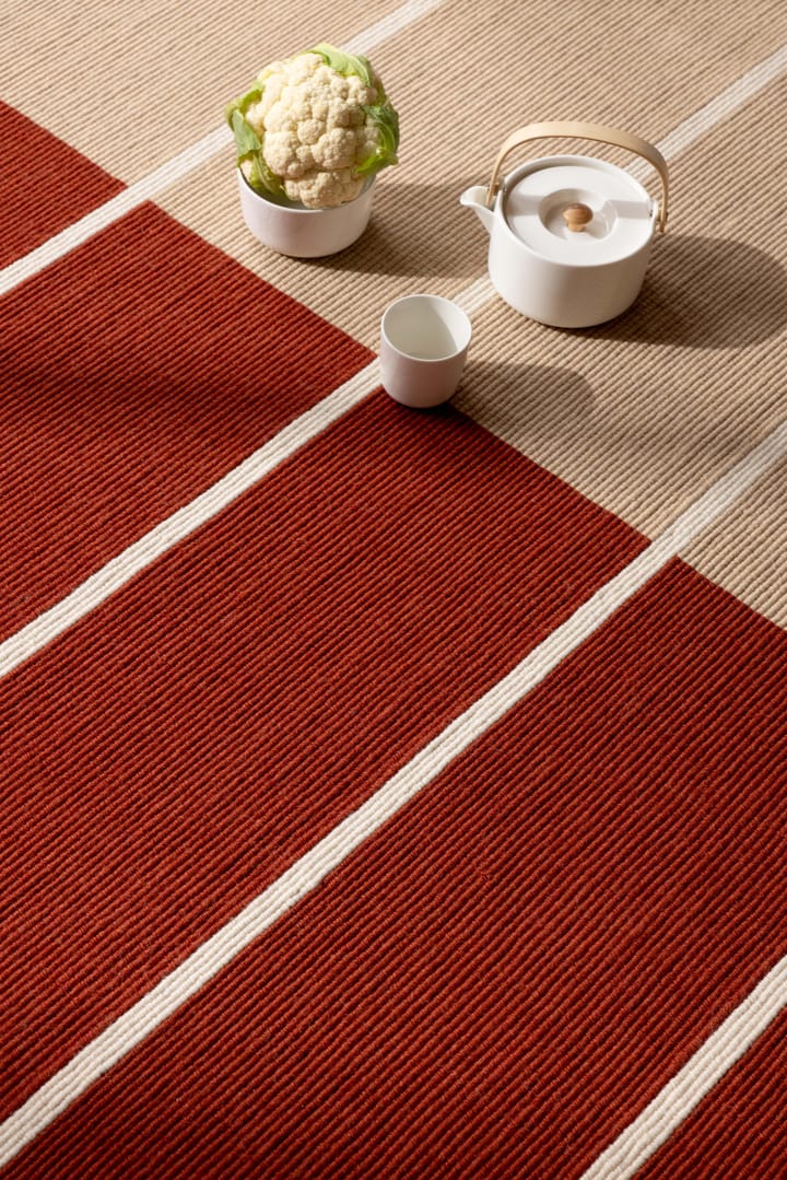 Tiibet wollen vloerkleed, Burnt Orange, 200x280 cm Marimekko
