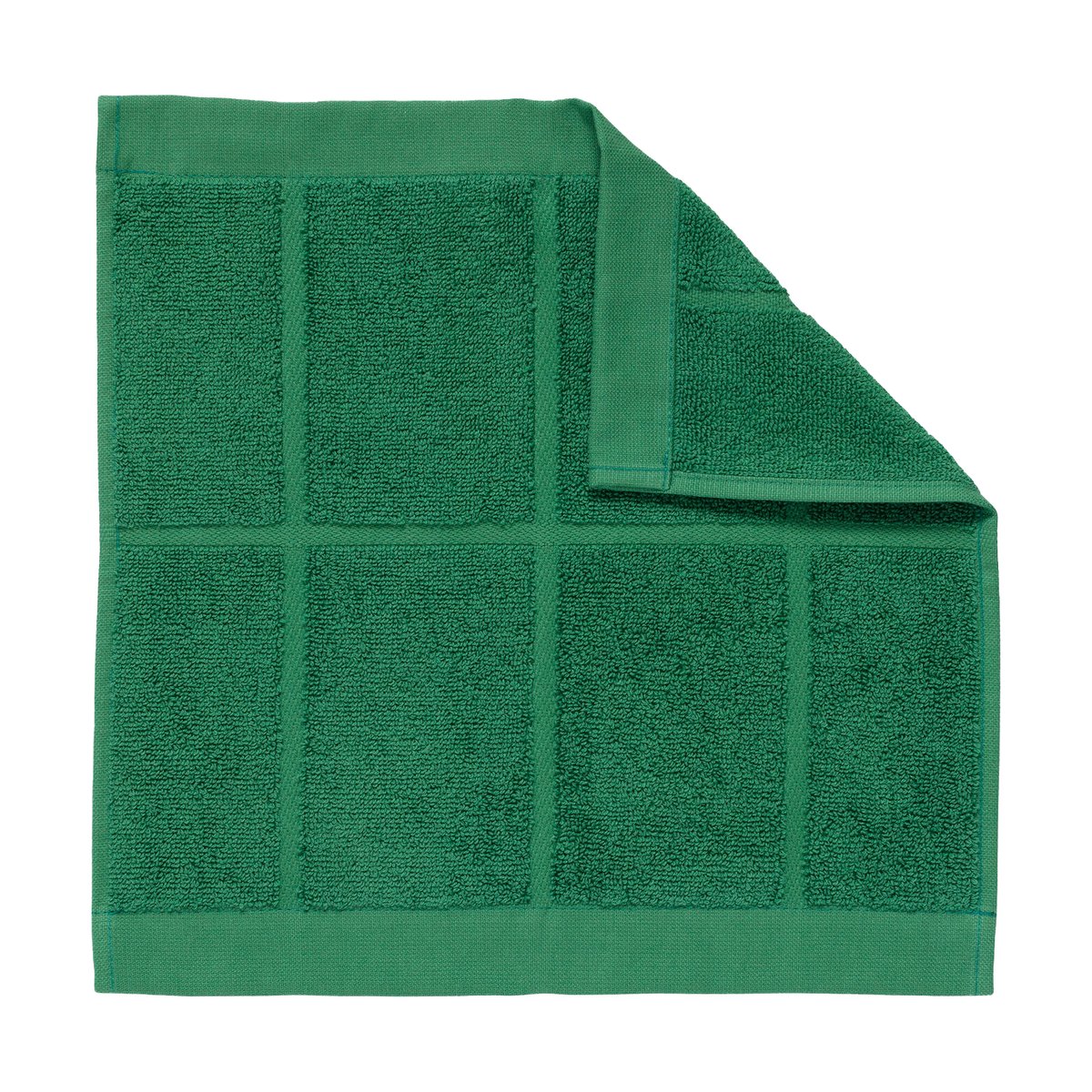 Marimekko Tiiliskivi handdoek 30x30 cm Green | Scandinavisch Interieur | Handdoeken | Groen