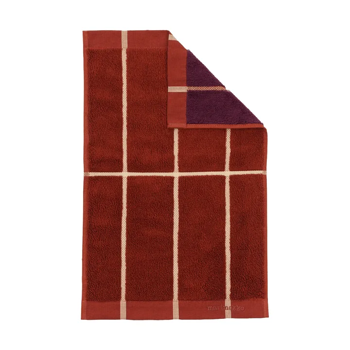 Tiiliskivi handdoek 50x30 cm - Brick-plum-hay - Marimekko