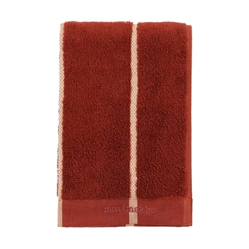 Tiiliskivi handdoek 50x30 cm - Brick-plum-hay - Marimekko