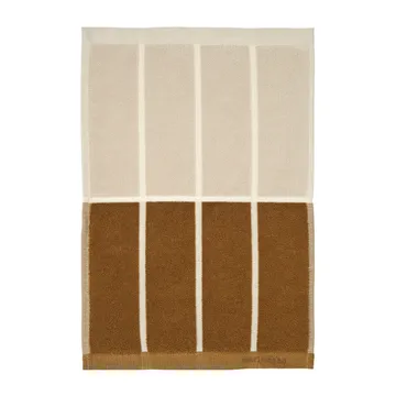 Tiiliskivi handdoek 50x30 cm - Donkergrijs-bruin-beige - Marimekko