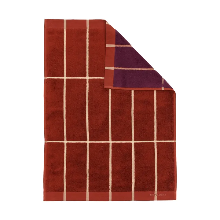 Tiiliskivi handdoek 50x70 cm - Brick-plum-hay - Marimekko