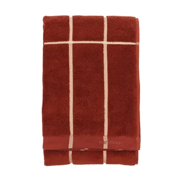 Tiiliskivi handdoek 70x150 cm - Brick-plum-hay - Marimekko