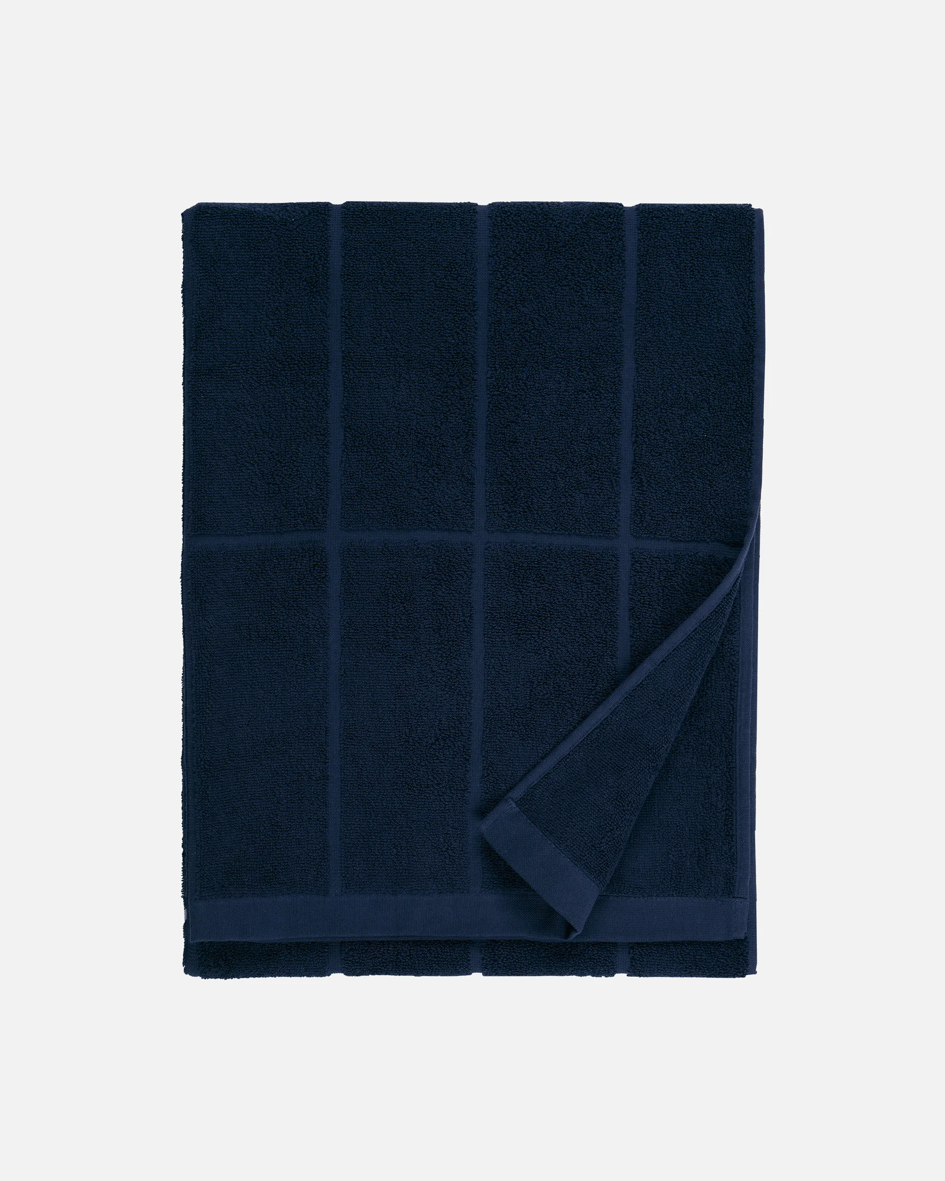 Tiiliskivi handdoek 70x150 cm, Dark blue Marimekko