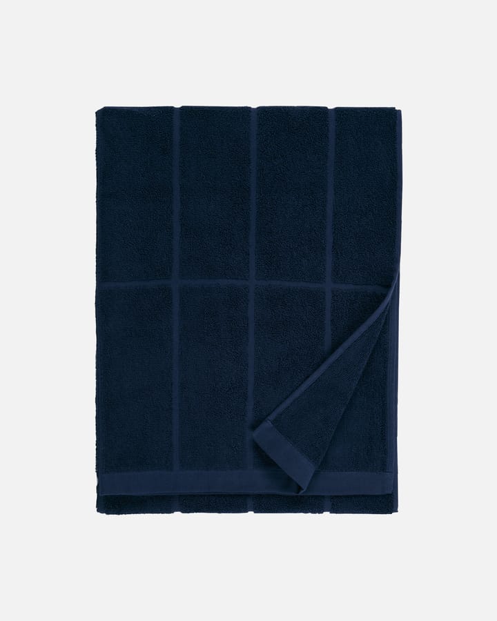 Tiiliskivi handdoek 70x150 cm, Dark blue Marimekko