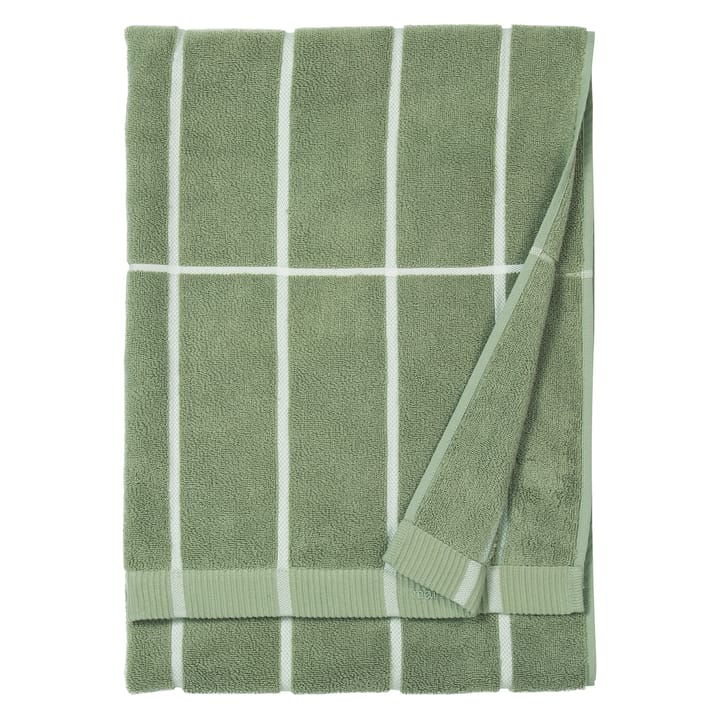 Tiiliskivi handdoek grijsgroen-wit - 75x150 cm - Marimekko