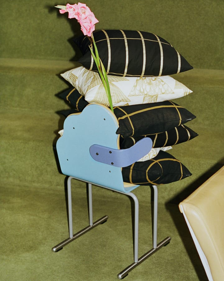 Tiiliskivi kussenhoes 40x60 cm, Caviar-gold Marimekko