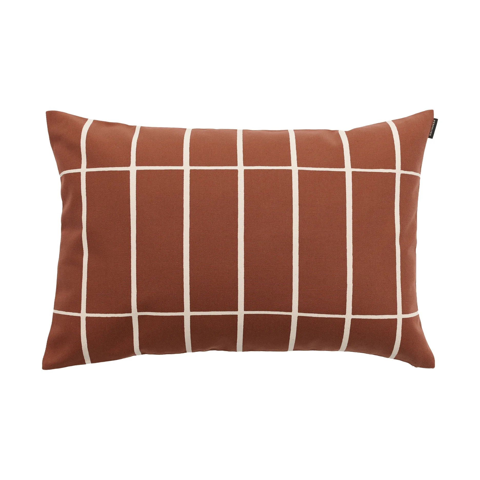 Tiiliskivi kussenhoes 40x60 cm, Off white-chestnut Marimekko