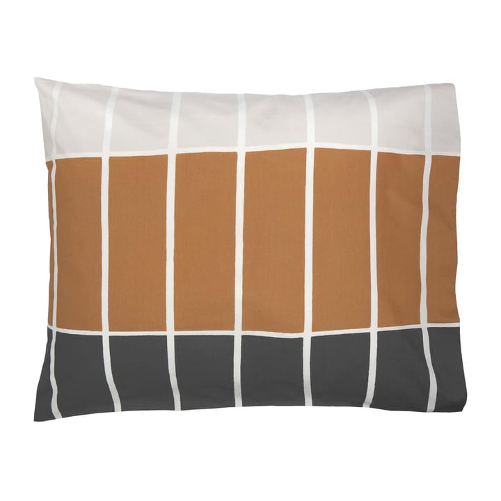 Tiiliskivi kussensloop 50x60 cm - Donkerbruin-beige-charcoal - Marimekko