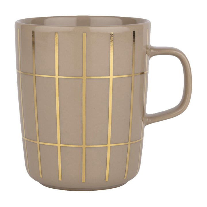 Tiiliskivi mok 25 cl - Beige-goud - Marimekko