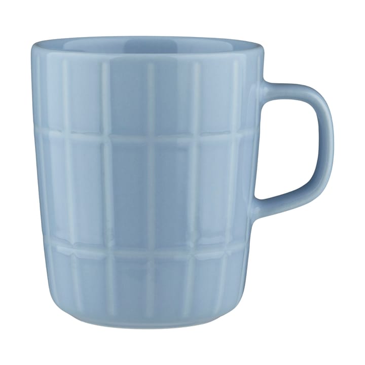 Tiiliskivi mok 25 cl - Light blue-off white - Marimekko