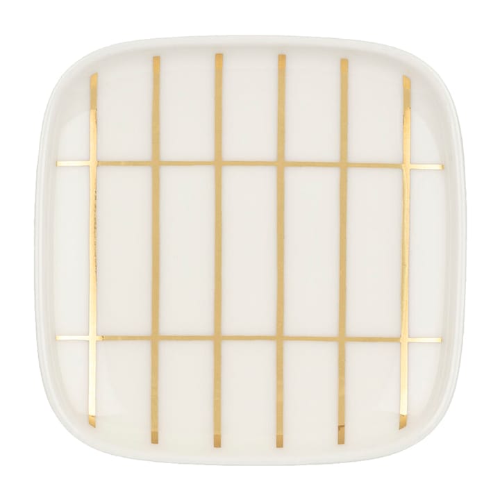 Tiiliskivi schotel 10x10 cm - Wit-beige - Marimekko
