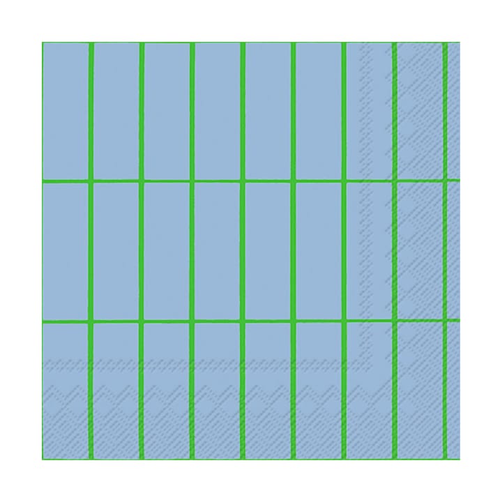 Tiiliskivi servet 33x33 cm 20-pack - Light blue-green - Marimekko