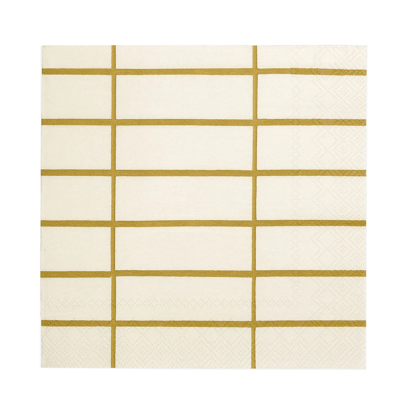 Tiiliskivi servet 33x33 cm 20-pack, Linen-ochre Marimekko