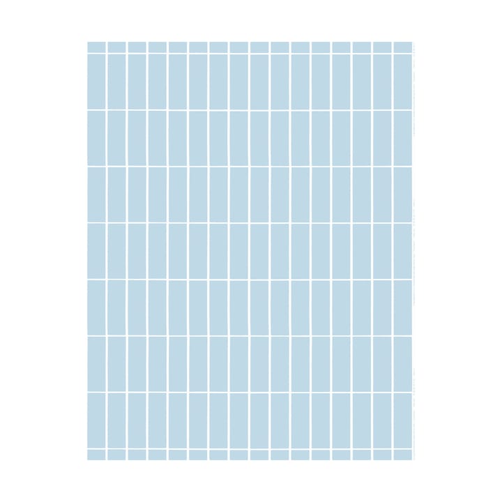 Tiiliskivi stof, Light blue-white Marimekko